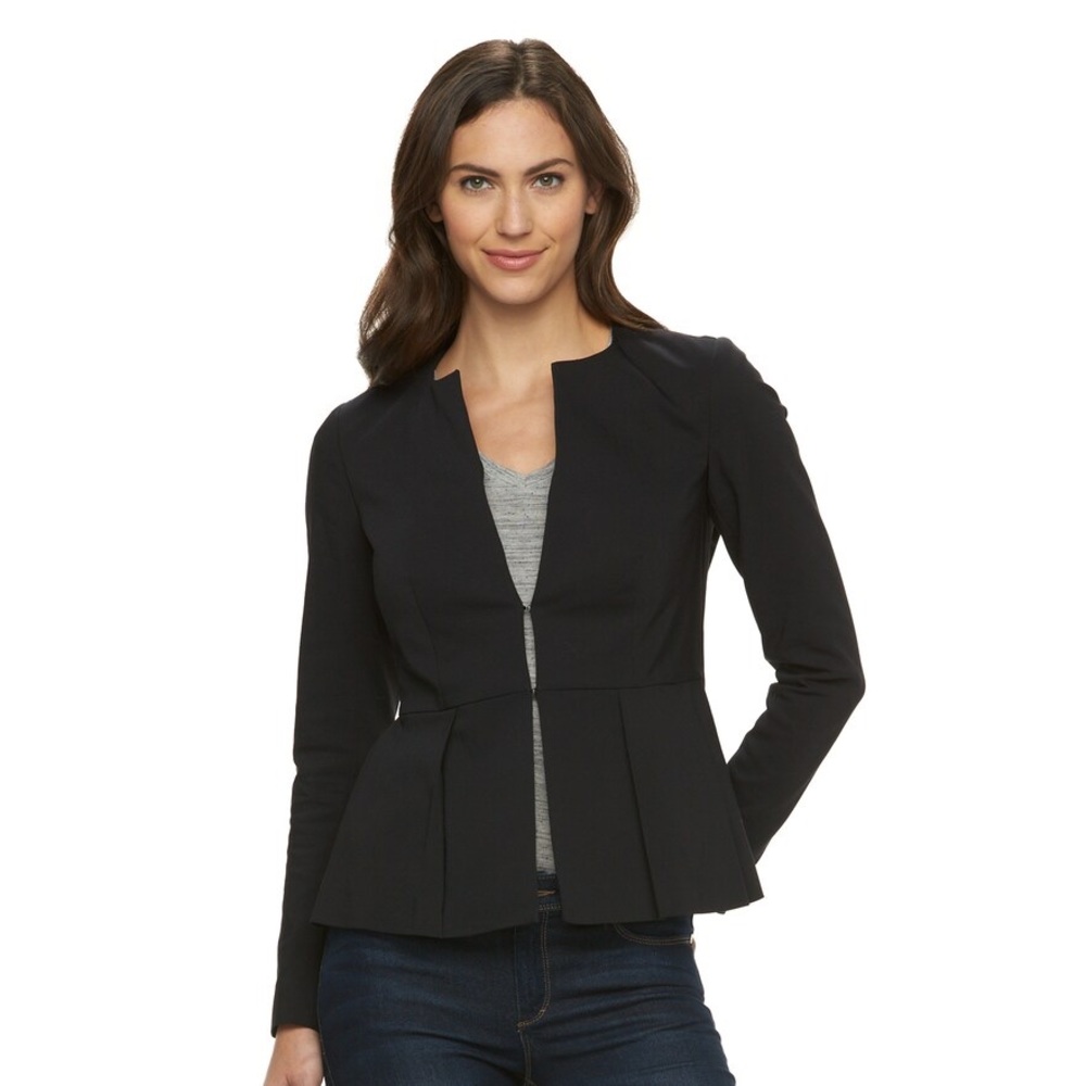 💎💎NWOT Black Petite Peplum Blazer
